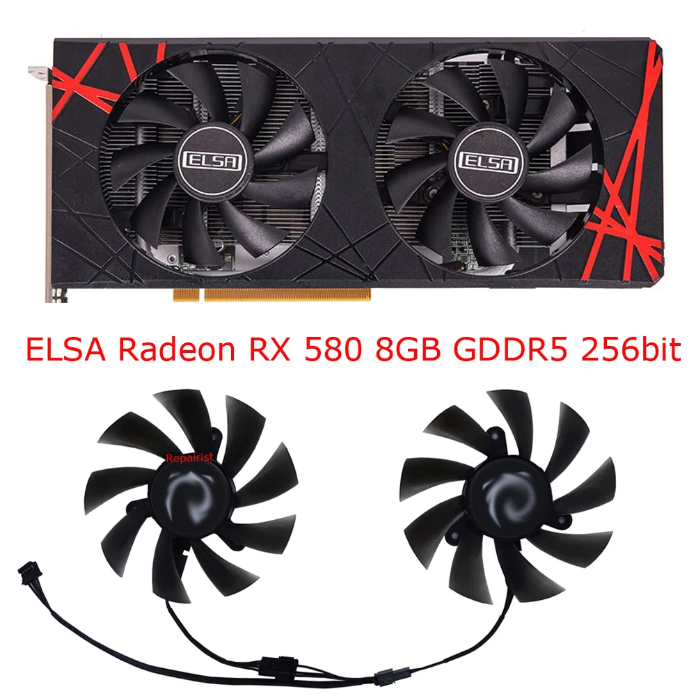 2Pcs/Set,PLA09215B12H,GPU Grap - Rx 580 8Gb 2048Sp Gpu ulasan dan harga